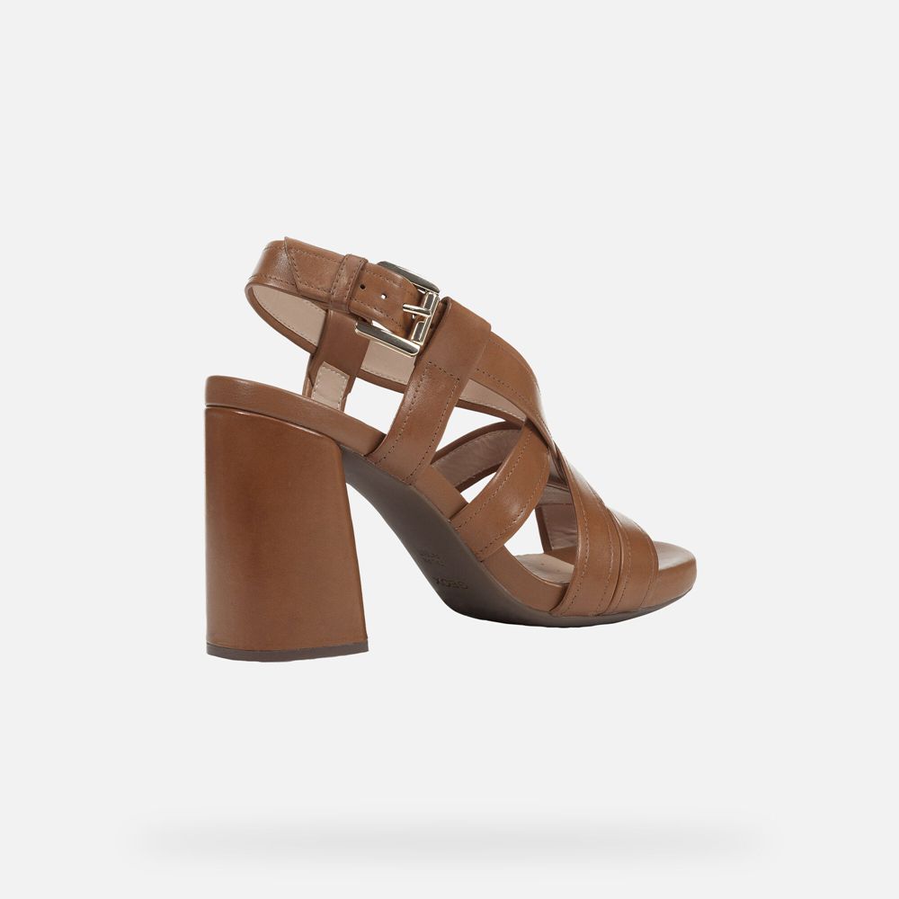 Sandales Geox Genziana - Marron - Femme 650918-WCD